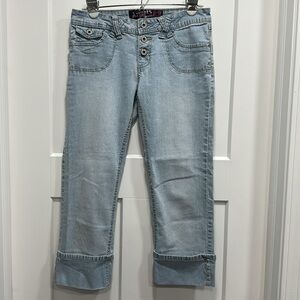 Vintage Angels Cuffed Capri Jeans Size 9